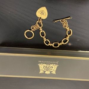 Gold juicy couture bracelet